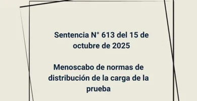 Sentencia N° 613 del 15 de octubre de 2025
